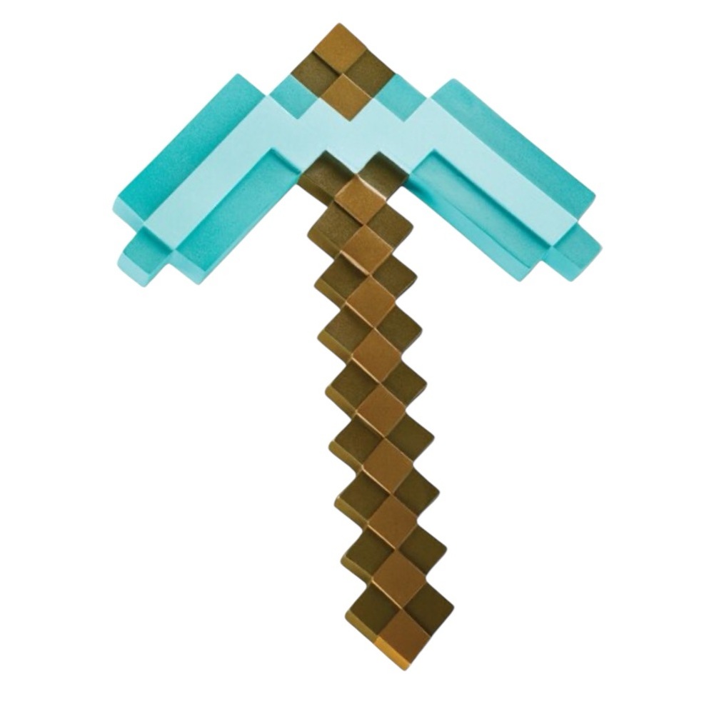 NWT Disguise Kids Minecraftβ Steve Diamond Pickaxe Costume Accessory Halloween